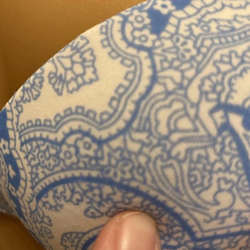 Victoria's Secret Blue and White Paisley Bombshell Bikini